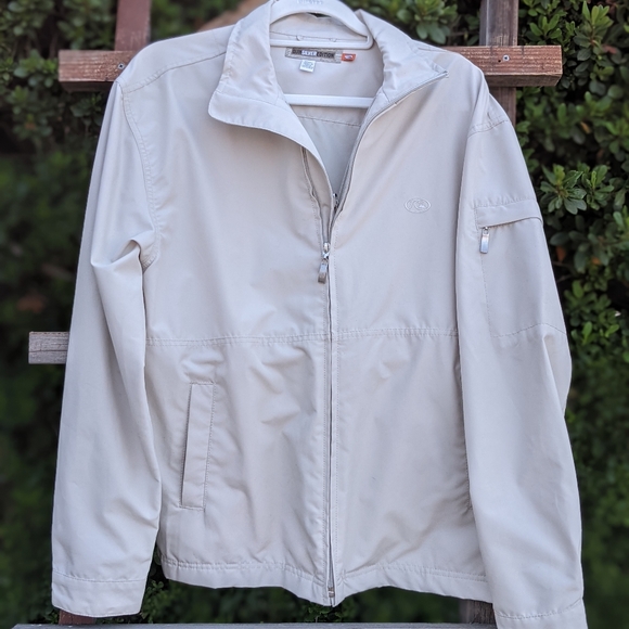 Men's Quicksilver zip front jacket.  Size Small - Picture 8 of 11